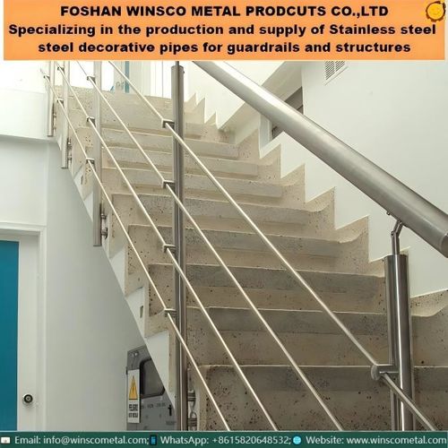 Latest company case about Corrimãos e guarda-corpos de luxo começam com tubos de aço inoxidável da WinscoMetal!