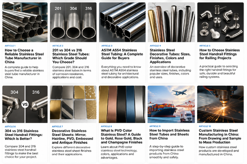 Latest company case about How to Choose a Reliable Stainless Steel Tube Manufacturer in China