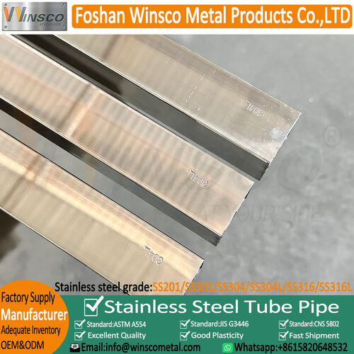 Latest company case about Decorative Stainless Steel Tubes