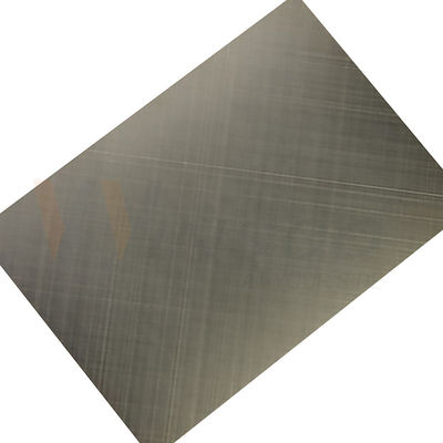 Quality  Quality Control Cross Hairline Finished Green Bronze 0.3mm SS Decorative Sheets Factory