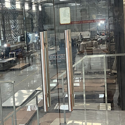 Primary Colors Stainless Steel Metal Fabrication Mirror Finished Custom Door Handle Fabrication