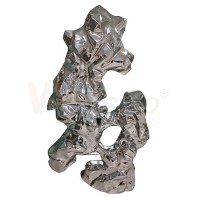 Quality  8k Stainless Steel Metal Fabrication Water Ripple Finshed Office Decoration Sculpture Metal Factory