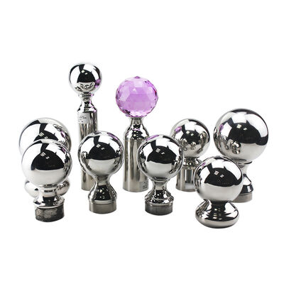 Quality  Stainless Steel Railing Ball Finial & Decorative Handrail Post Cap | 201 304 316 Factory