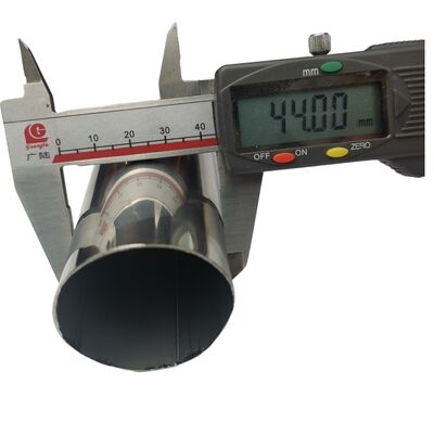 Quality  1 3/4" 44.5mm Stainless Steel Round Pipe 0.4-3.0mm Wall Thickness 600 Grit Satin Finish 304 Inox Tube, 201/316L Optional Factory