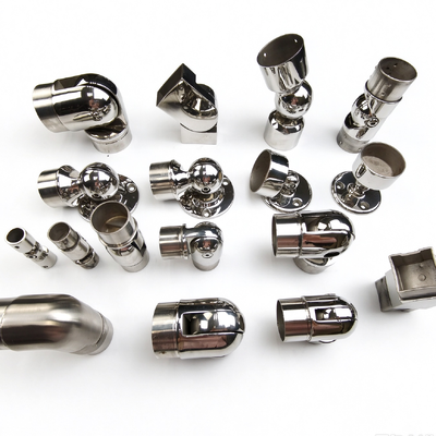 Quality  304/316 Stainless Steel Adjustable Handrail Elbow, Swivel Railing Tube Connector Fittings Factory