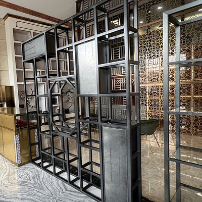 Red Bronze Hairline Surface Inox Stainless Steel Sheet Dividers 304l Room Divider Screen