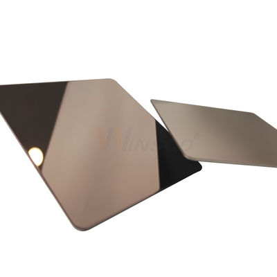 Antique 316l Super Mirror Stainless Steel Sheet Bronze Color With SS 201 304 316 Grade