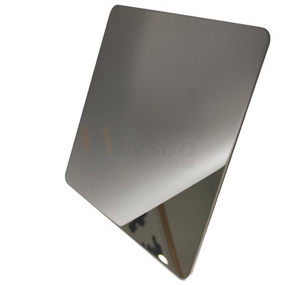 4x8 Super Mirror Stainless Steel Sheet SUS 201 304 316 Grey Color Cold Rolled Sheet