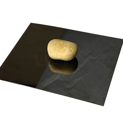 1500mm Super Mirror Stainless Steel Sheet Black Titanium PVD Color 304 Grade