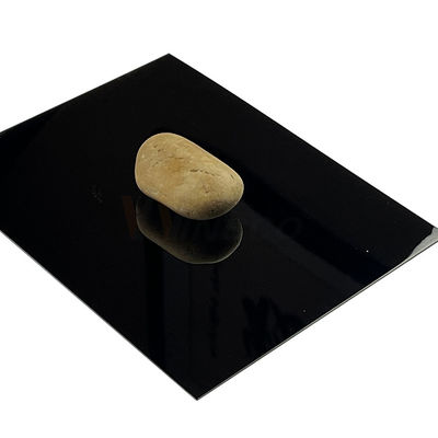 1500mm Super Mirror Stainless Steel Sheet Black Titanium PVD Color 304 Grade