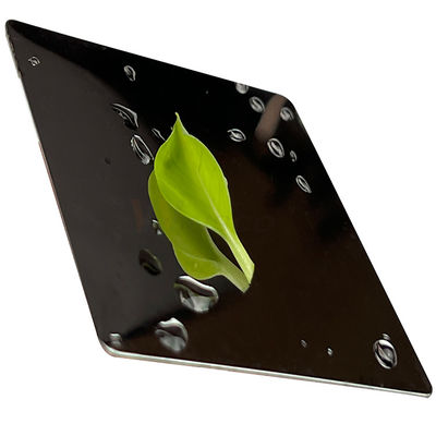 1219mm 8K Black Titanium 316 316L Super Mirror Stainless Steel Sheet For Hotel Decoration