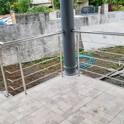 Outdoor Stainless Steel Staircase Handrail Inox Fence 201 304 316 Grade
