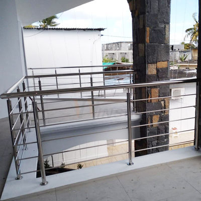 201 304 316 Grade Stainless Steel Inox Guardrail Accept Customization