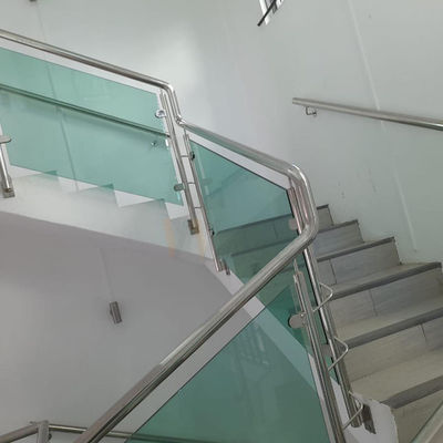 Stainless Steel 1.2mm 1.5mm 2mm Inox Glass Handrail Fence Good Corrosion Resistant