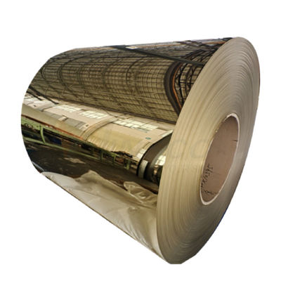 Welding Cold Rolled Stainless Steel Coil Titanium Gold Color Mirror Surface Finish