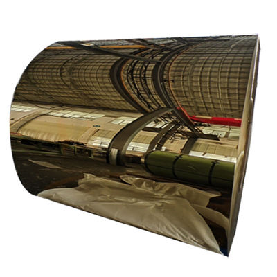 Welding Cold Rolled Stainless Steel Coil Titanium Gold Color Mirror Surface Finish