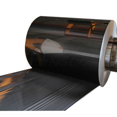 Bending Cold Rolled Stainless Steel Coil 8K Black Titanium Super Mirror 201 304 316