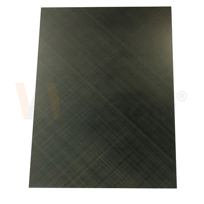 Quality Control Cross Hairline Finished Green Bronze 0.3mm SS Decorative Sheets