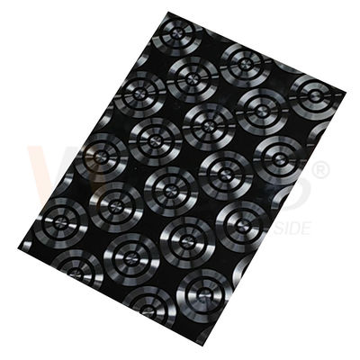 AISI 201 304 316 CD Polishing Black Titanium 3D Laser Ornamental Stainless Steel Sheet