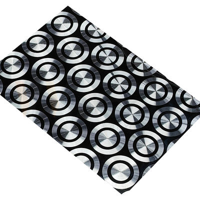 201 304 316 Decorative Stainless Steel Sheet Cold Rolled Black Titanium 3D Laser Polishing