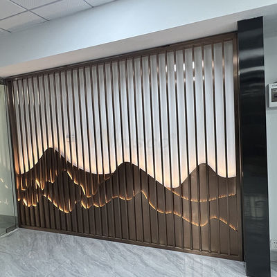 Clubhouse 0.4-20mm Stainless Steel Art Partition Wall Inox Divider Screen
