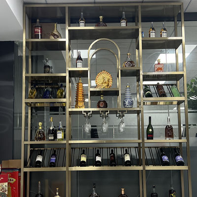 AISI 201 304 316 Stainless Steel Screen Partition Titanium Gold For Interior