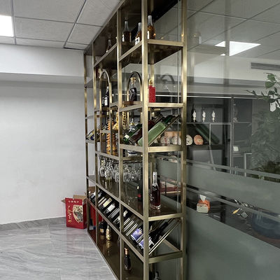 AISI 201 304 316 Stainless Steel Screen Partition Titanium Gold For Interior