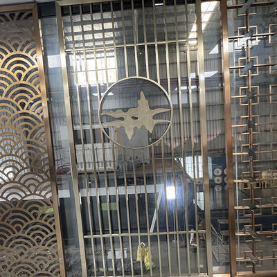 Architectural Stainless Steel Screen Partition Custom Made Metal Wall Divider