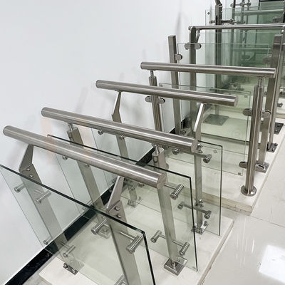 Grade 201 304 316 Stainless Steel Metal Fabrication Railing Column For Staircase Fence