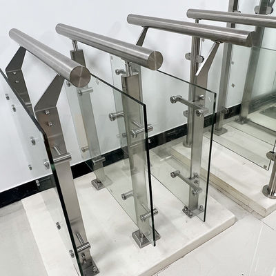 Grade 201 304 316 Stainless Steel Metal Fabrication Railing Column For Staircase Fence