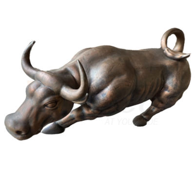 Antique Bronze Cow Shape Sculpture Bending Custom Stainless Steel Fabrication