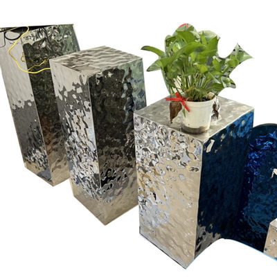 8k Mirror Water Ripple Surface Fabrication Decorative Metal Craft