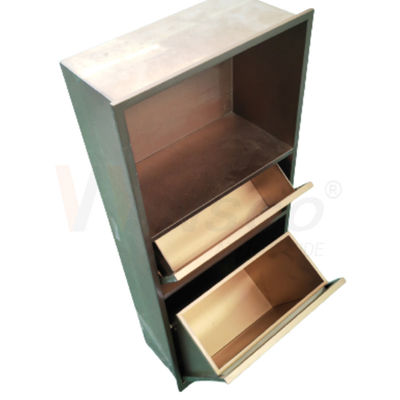 Laser Cutting Metal Fabrication Brushed Custom Stainless Steel Shelves