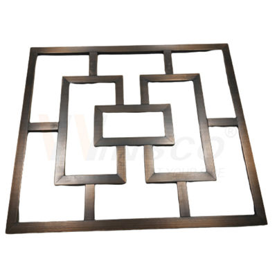 Decorative Stainless Steel Metal Fabrication Metal Wall Panels Room Divider 201 304 316 Grade