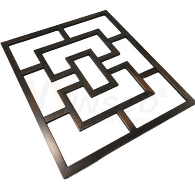 Decorative Stainless Steel Metal Fabrication Metal Wall Panels Room Divider 201 304 316 Grade
