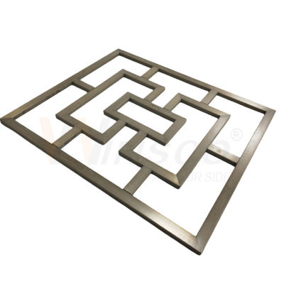 Custom Laser CNC Machine Cut Natural Home Decoration Handcrafted Inox Metal Fabrication