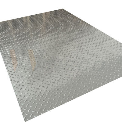 20mm-1250mm Embossed Stainless Steel Sheet 2b Surface Rice Grain Shape Anti Slip Plate