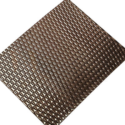 Rose Gold PVD Color AISI 201 304 316 Mirror 5WL Shape Embossed Stainless Steel Sheet
