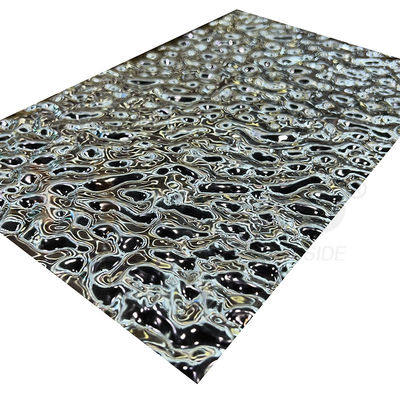 Water Ripple Embossed Stainless Steel Sheet
