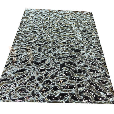 Water Ripple Embossed Stainless Steel Sheet