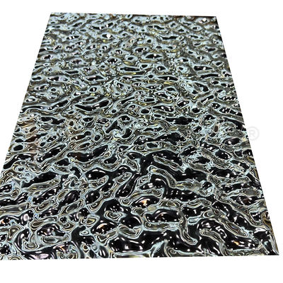 Water Ripple Embossed Stainless Steel Sheet