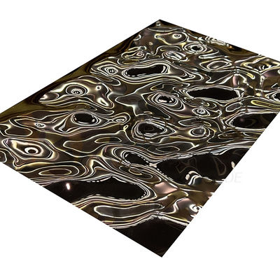 Rose Gold Embossed Stainless Steel Sheet