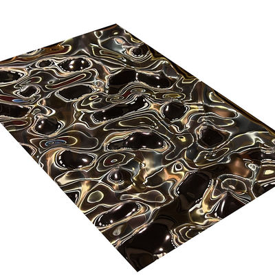 Rose Gold Embossed Stainless Steel Sheet