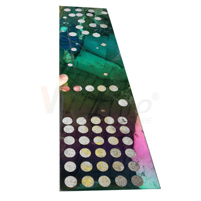 Colourful 3mm Perforated Stainless Steel Sheet Mirror Surface Round Hole
