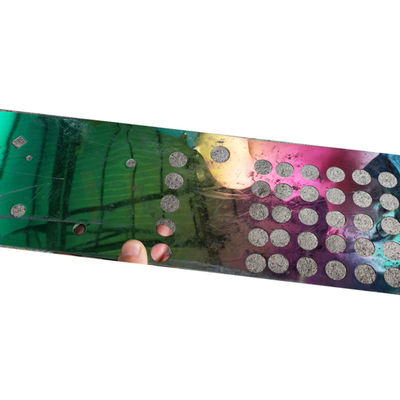 Colourful 3mm Perforated Stainless Steel Sheet Mirror Surface Round Hole