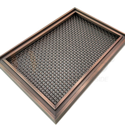 Yellow Bronze Stainless Steel Decorative Wire Mesh AISI 201 304 316 Architectural