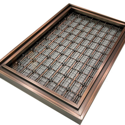 Flexible Stainless Steel Decorative Wire Mesh 0.4-8mm Architectural For Shopping Mall Facade