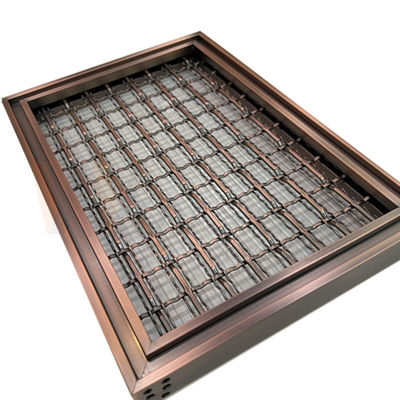 Flexible Stainless Steel Decorative Wire Mesh 0.4-8mm Architectural For Shopping Mall Facade