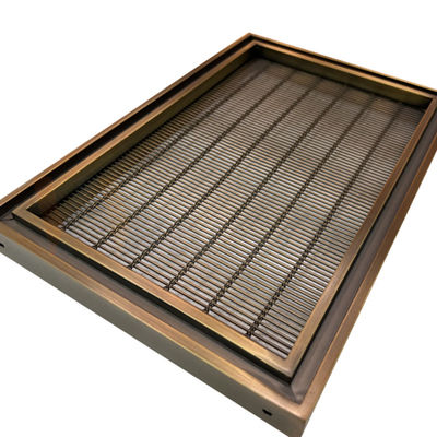 Custom Size 201 304 316 Material Decorative Stainless Steel Wire Mesh Screen With Pvd Color