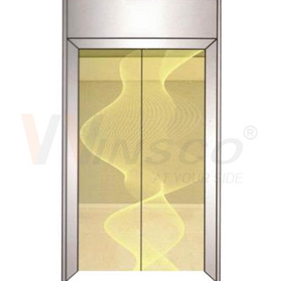 0.8mm Elevator Stainless Steel Sheet Mirror Gold Etched 4x8ft